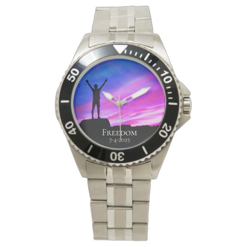 *~* Men&#39;s Graduation Retirement Award Freedom Watch