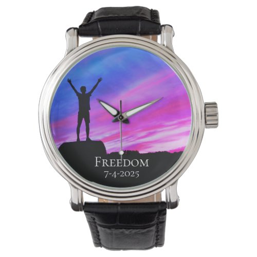 *~* Men&#39;s Graduation Retirement Award Freedom Watch