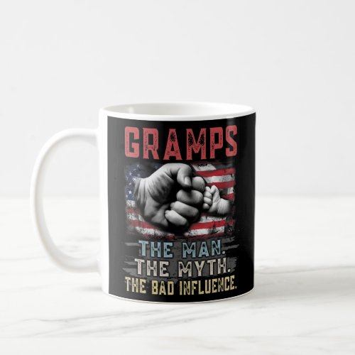 Mens Gramps The Man The Myth The Bad Influence Ame Coffee Mug