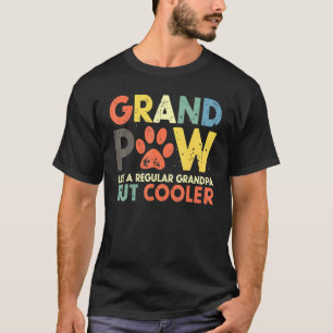 Mens Grand Paw Like A Regular Grandpa Pawpa Dog Da T-Shirt