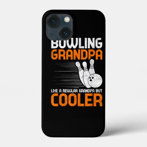 Mens Granddad _ Bowling Grandpa like a Regular Gra iPhone 13 Mini Case