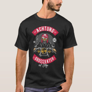 Mens Grandpa Birthday 2021 – Attention Grandfather T-Shirt