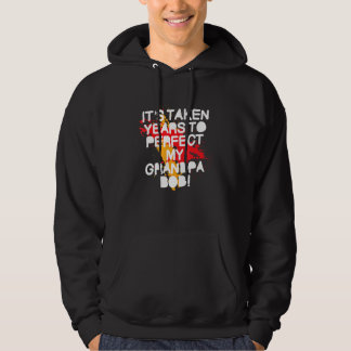 Mens Grandpa Bod Weightlifter Gag Exercise Gym Gr Hoodie