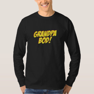 Mens Grandpa Bod Weightlifter Gag Exercise Gym Gra T-Shirt