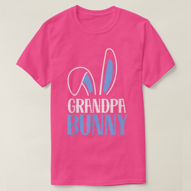 Mens Grandpa Bunny Costume Funny Family Matching E T-Shirt (Design Front)