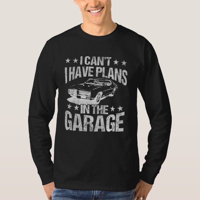 Mens  Grandpa Dad Car  Retro Classic Car Fathers D T-Shirt (Front)