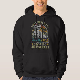 Mens Grandpa Rex Saurus Papasaurus Dinosaurs Men F Hoodie