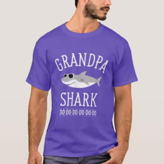 Mens Grandpa Shark  T-Shirt