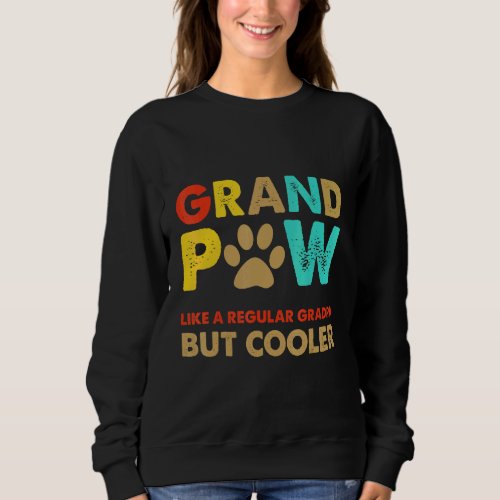 Mens Grandpaw Vintage Grand Paw Regular Grandpa Do Sweatshirt