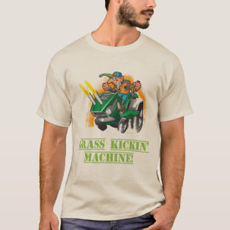 Mens Grass cutting machine tshirt
