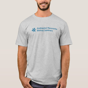 Men's gray t-shirt with large AMBS logo