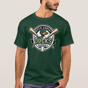 Mens Green Duck  T-Shirt