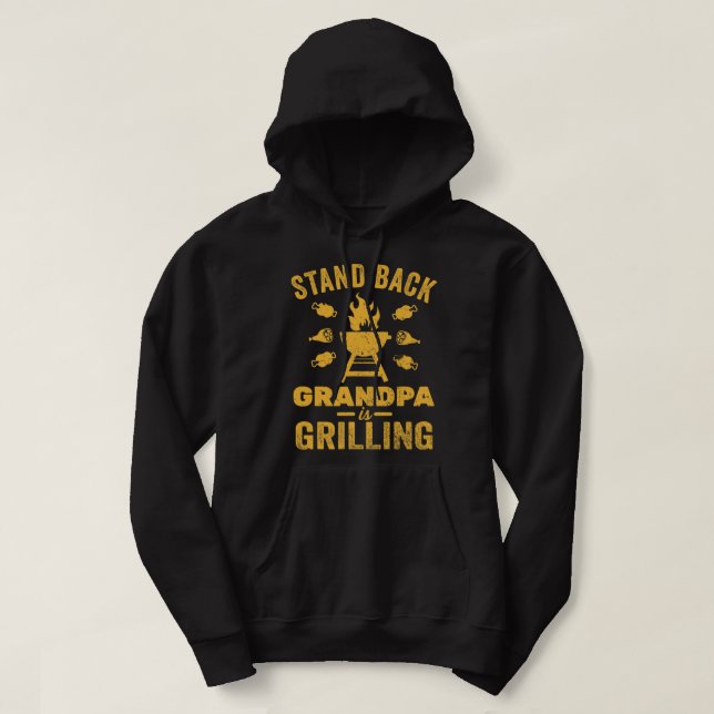 Mens Grill Master Shirts Grandpa Grilling Funny BB (Design Front)