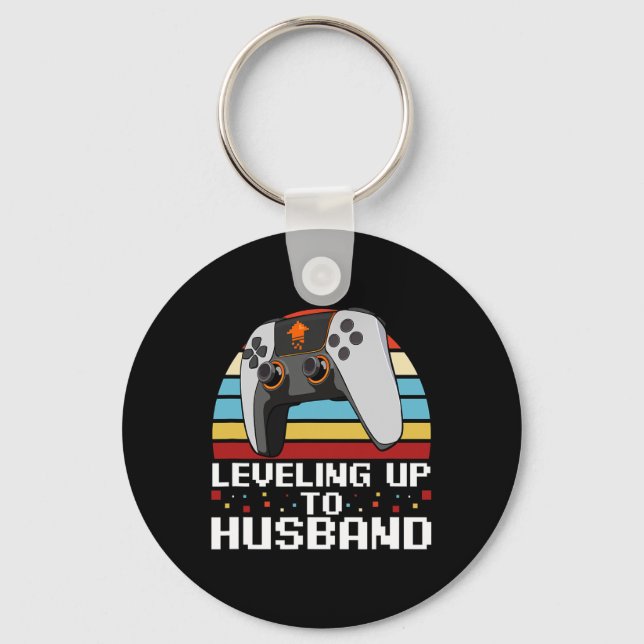 Mens Groom Hen Night Hen Party  Keychain (Front)