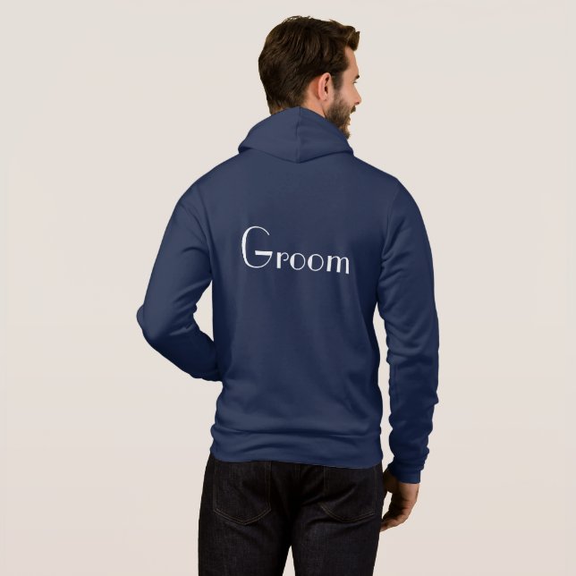 Mens Groom Hoodie (Back Full)