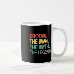 Mens Groom Wedding Bachelor Party Retro Vintage Coffee Mug