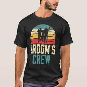 Mens Grooms' Crew Groom Squad Stag Night Bachelor T-Shirt