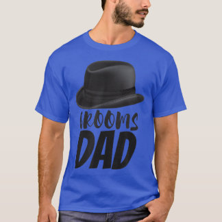Mens Grooms dad sons marriage sons Wedding hat  T-Shirt