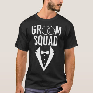 Mens Groomsmen Wedding Bachelor Groom Squad Bachel T-Shirt