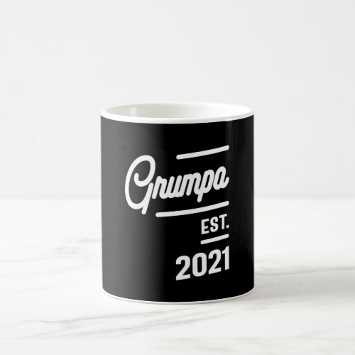 Mens Grumpa Est 2021 Coffee Mug
