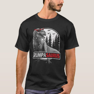Mens Grumpasaurus T Rex Dinosaur Grumpa Saurus Fat T-Shirt