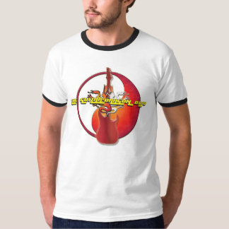 Men's Guitar Dragon Dojo Ringer T-Shirt