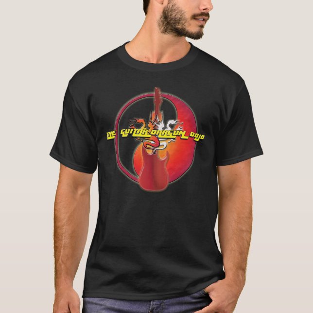 Men's Guitar Dragon Dojo T-Shirt (Front)