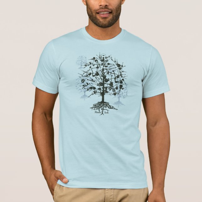 Men's Guitar Tree T-shirt (Front)