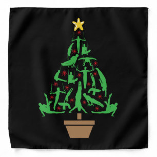 Men's Gymnastics Christmas Tree Bandana