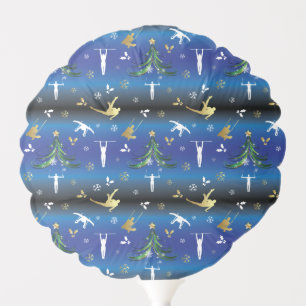 Men's Gymnastics Christmas Tree Snowflake Balloon