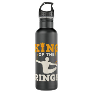 Mens Gymnastics King of the Rings Stainless Steel Water Bottle