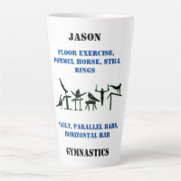 Men's Gymnastics Latte Mug