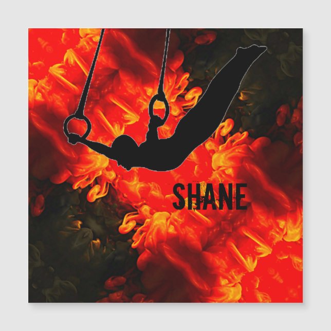 Men's Gymnastics - Lava Destructive (Front)