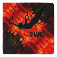 Men's Gymnastics - Lava Destructive Boys Custom Trivet