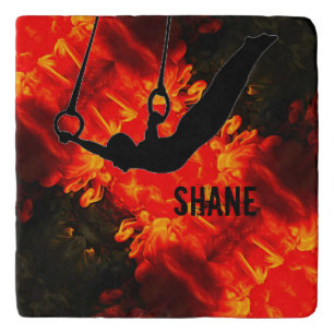 Men's Gymnastics - Lava Destructive Boys Custom Trivet