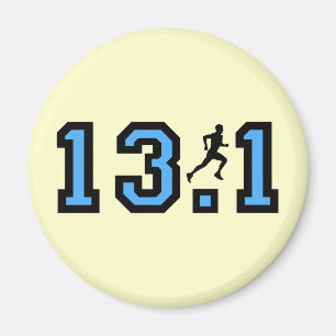 Mens half marathon magnet