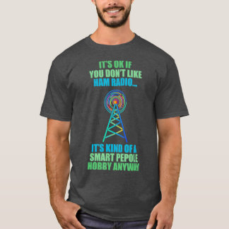 Mens Ham Radio Operator Amateur Smart People T-Shirt