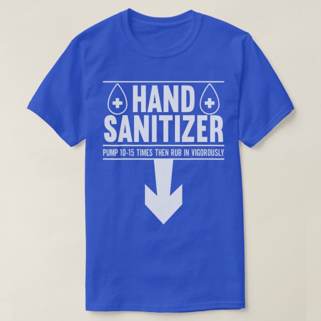 Mens Hand Sanitizer Adult Humor Funny Dirty Jokes  T-Shirt (Design Front)