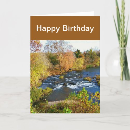 Mens Happy Birthday Shoal Creek Missouri   Card