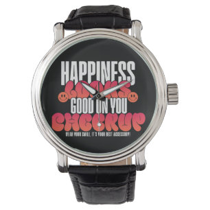 MEN'S HAPPY LOOK CHEER UP SILVER EWATCH WATCH