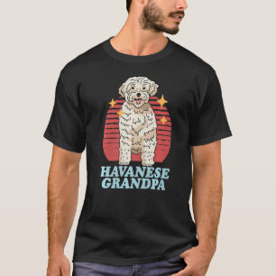 Mens Havanese Grandpa Dog Owner Havanese T-Shirt