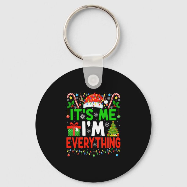 Mens have everything want couple christmas keychain (Front)