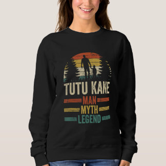 Mens Hawaiian Grandad Hawaii Tutu Kane Myth Legend Sweatshirt