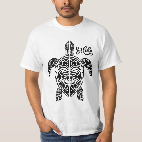 Mens Hawaiian Turtle T_Shirt