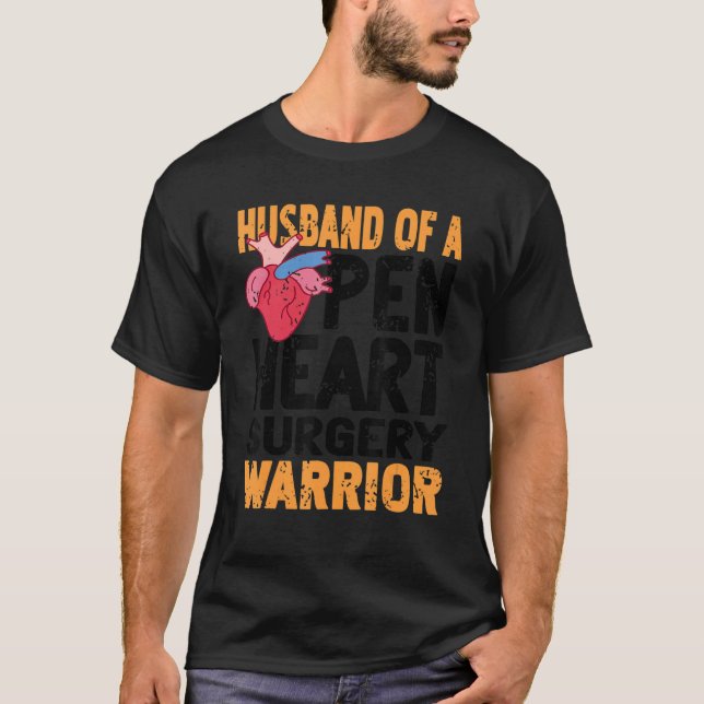 Mens Heart Health Awareness for Bypass Recovery T-Shirt (Front)
