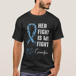 Mens Her Fight Is My Fight T1d Grandpa Type 1 Diab T-Shirt