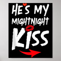 Mens He's My Midnight Kiss Happy New Year Matching