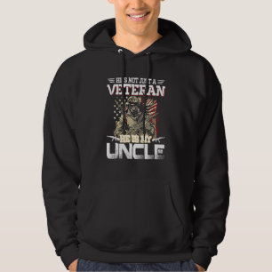 Mens Hes Not Just A Veteran He Is My Uncle America Hoodie
