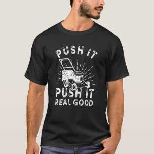 Mens Hilarious Lawn Mower Quote Saying Gardening T-Shirt