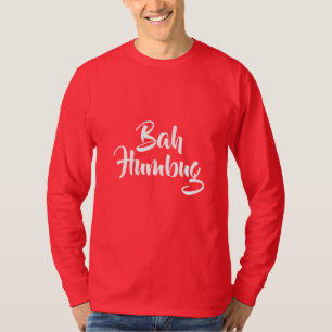 Men's Holiday T-Shirt Bah Humbug